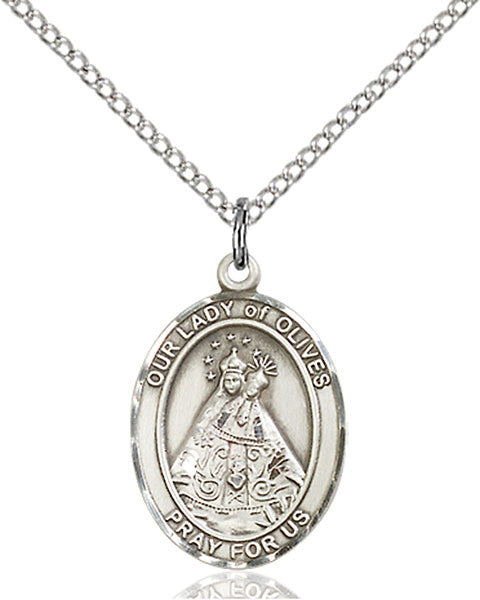 Sterling Silver O/L of Olives Pendant