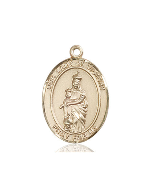 14kt Gold O/L of Victory Medal