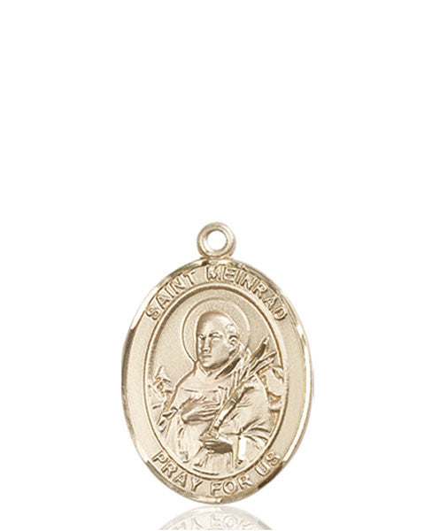 14kt Gold St. Meinrad of Einsideln Medal