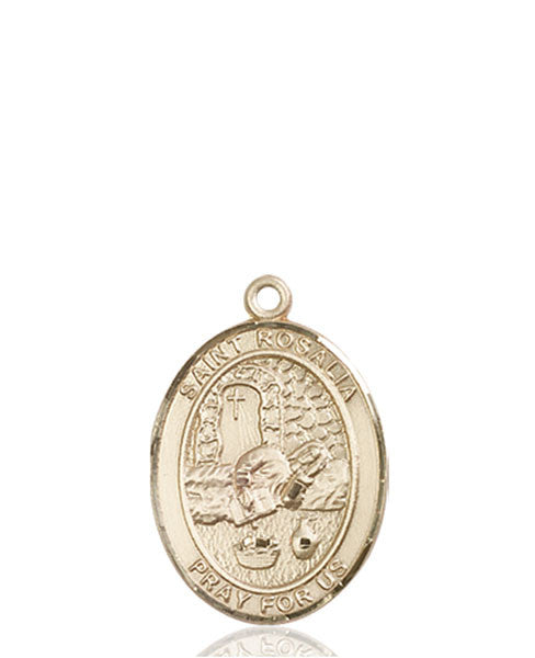 14kt Gold St. Rosalia Medal