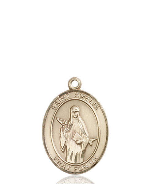 14kt Gold St. Amelia Medal