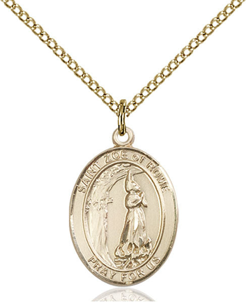 Gold Filled St. Zoe of Rome Pendant