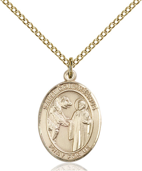 Gold Filled St. Columbanus Pendant