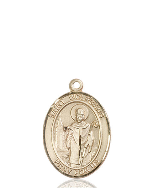 Medalla de San Wolfgang de oro de 14 kt