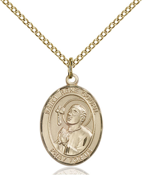 Gold Filled St. Rene Goupil Pendant