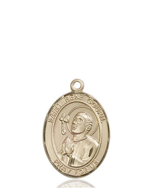 14kt Gold St. Rene Goupil Medal