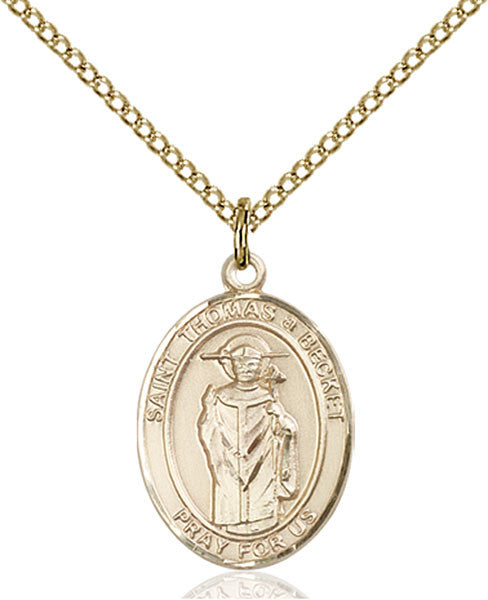 Gold Filled St. Thomas A Becket Pendant