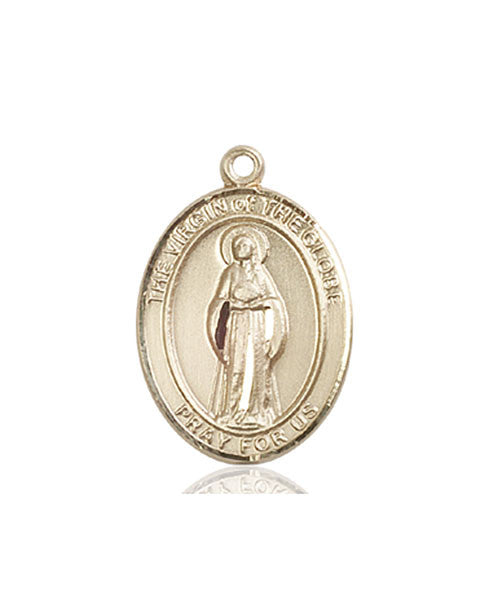 14kt Gold Virgin of the Globe Medal