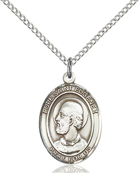 Sterling Silver Pope Saint Eugene I Pendant