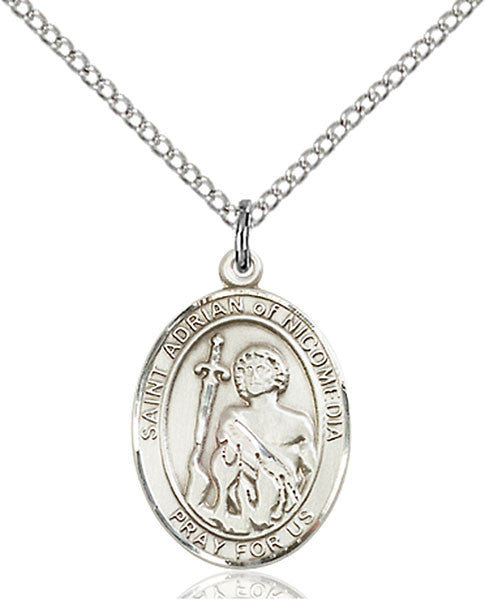 Sterling Silver St. Adrian of Nicomedia Pendant