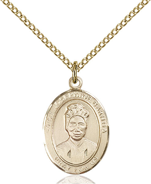Gold Filled St. Josephine Bakhita Pendant