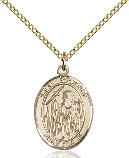 Gold Filled St. Polycarp of Smyrna Pendant