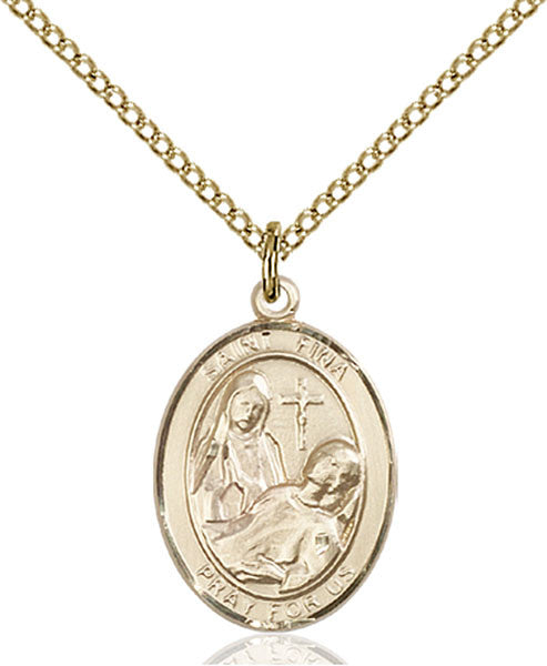 Gold Filled St. Fina Pendant
