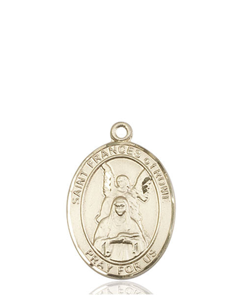 14kt Gold St. Frances Of Rome Medal