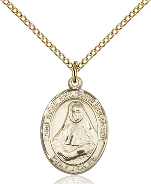 Gold Filled St. Rose Philippine Pendant