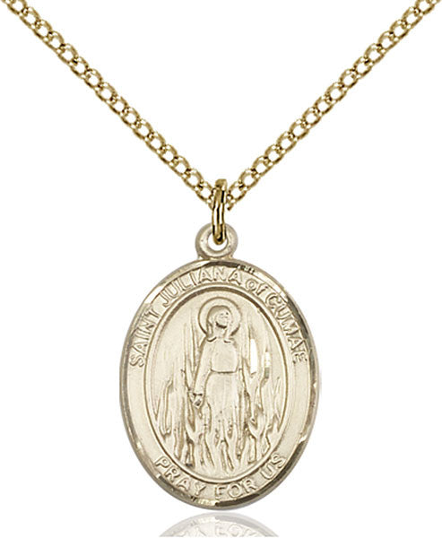 Gold Filled St. Juliana Pendant