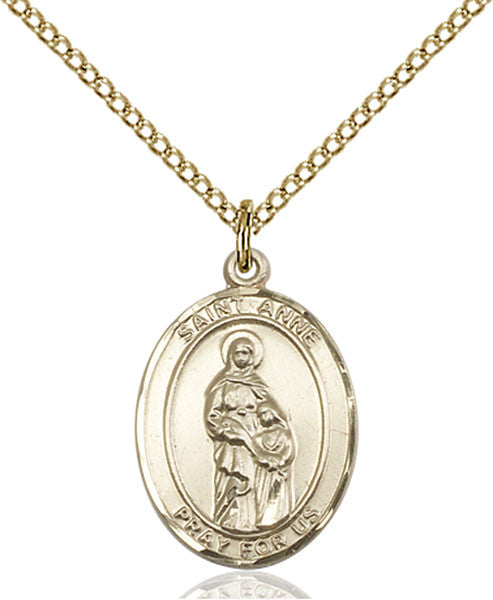 Gold Filled St. Anne Pendant