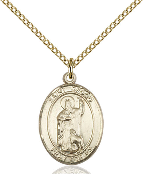 Gold Filled St. Drogo Pendant