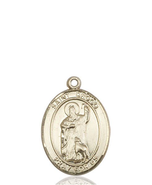 14kt Gold St. Drogo Medal