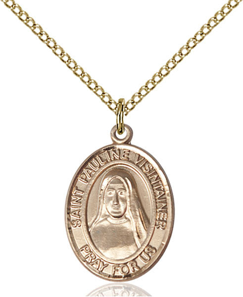 Gold Filled St. Pauline Visintainer Pendant