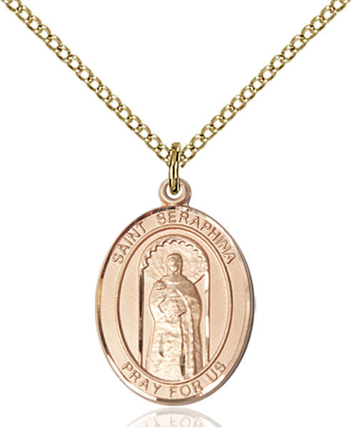 Gold Filled St. Seraphina Pendant