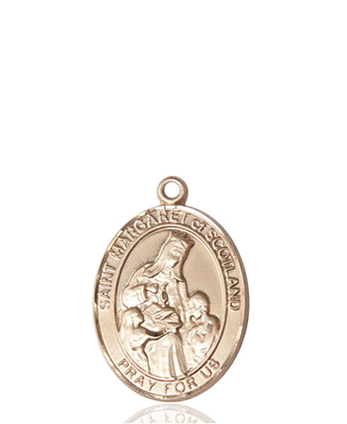 14kt Gold St. Margaret of Scotland Medal