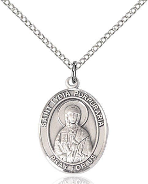 Sterling Silver St. Lydia Purpuraria Pendant