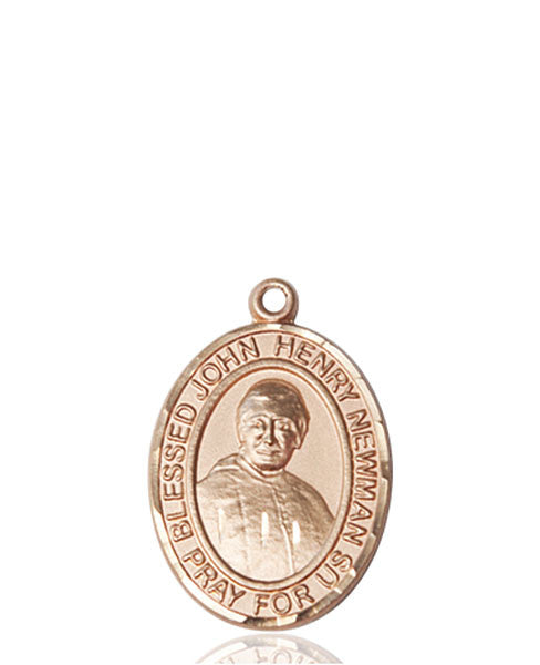 Medalla Beato John Henry Newman de oro de 14 quilates