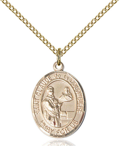 Gold Filled St. Claude de la Colombiere Pendant