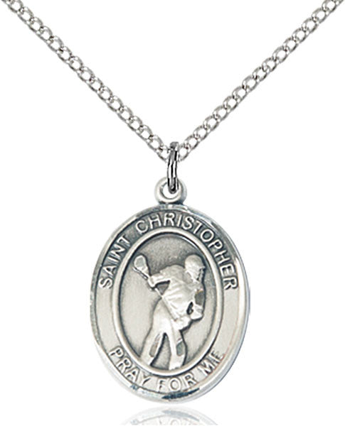 Sterling Silver St. Christopher Pendant