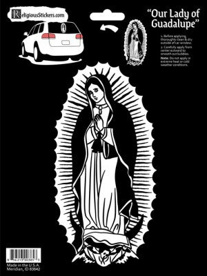 Nuestra Señora de Guadalupe Auto Pegatina