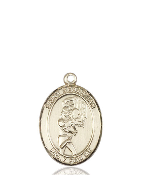 14kt Gold St. Sebastian / Softball Medal