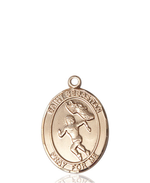 14kt Gold St. Sebastian / Track & Field Medal