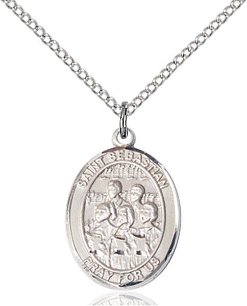 Sterling Silver St Sebastian / Choir Pendant