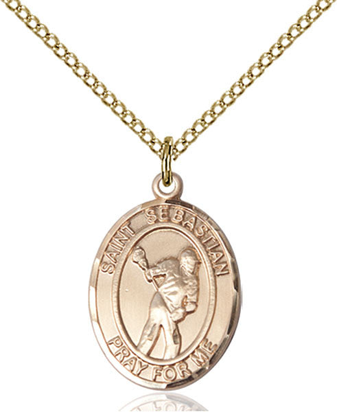 Gold Filled St. Sebastian Pendant