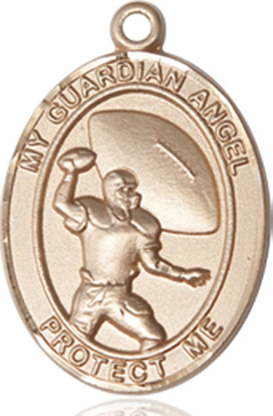 Gold Filled Guardian Angel/Track&Field Pendant