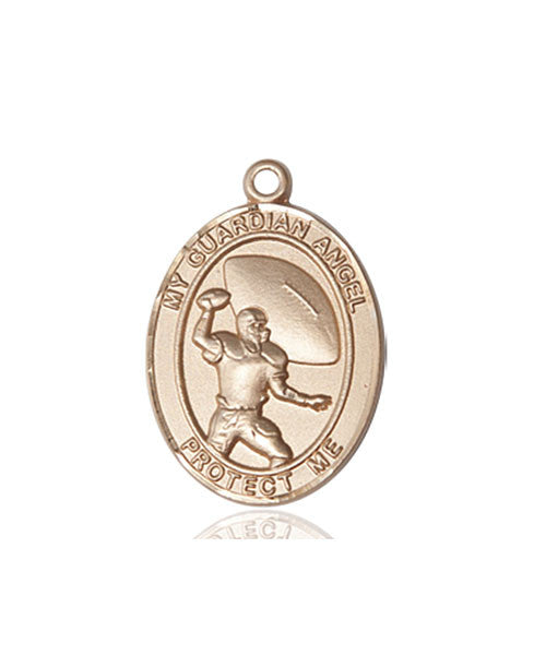14kt Gold Guardian Angel/Track&Field Medal