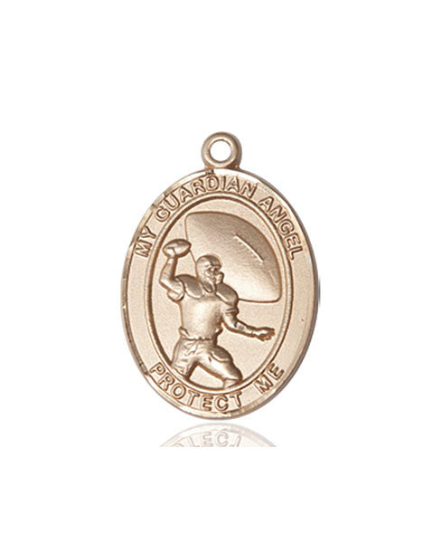 14kt Gold Guardian Angel/Track&Field Medal
