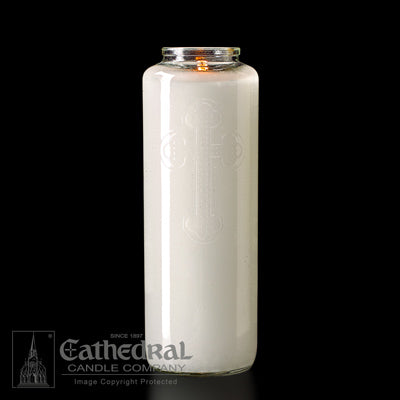 6 Day Offering Light  CRYSTAL | Glass Bottle Style