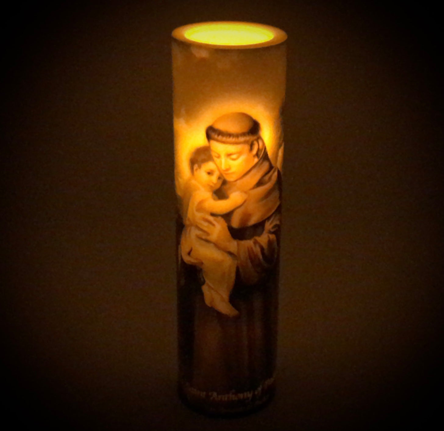 LED Candle - St. Anthony of Padua