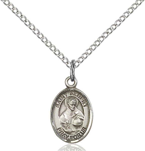 Sterling Silver St. Albert the Great Pendant