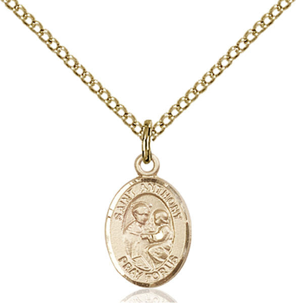 Gold Filled St. Anthony of Padua Pendant