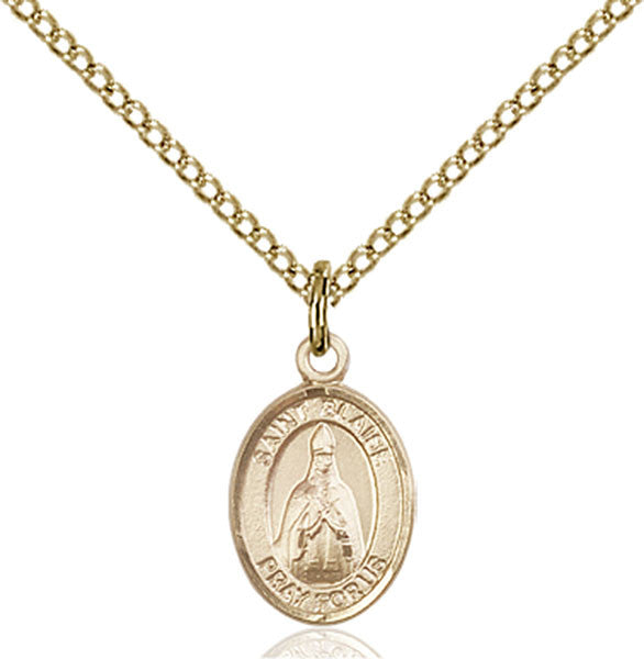 Gold Filled St. Blaise Pendant