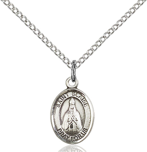 Sterling Silver St. Blaise Pendant