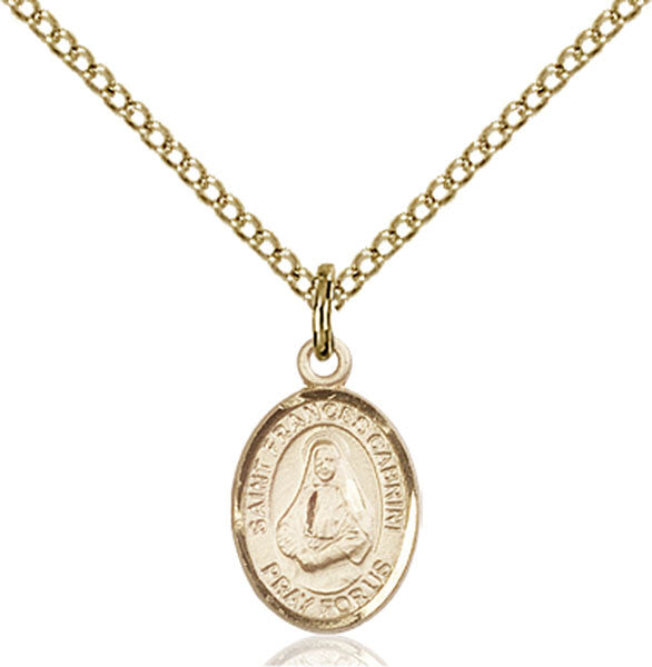 Gold Filled St. Frances Cabrini Pendant