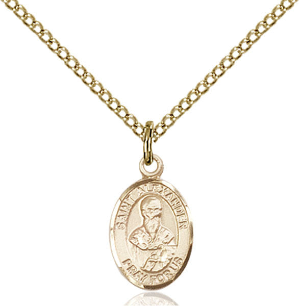 Gold Filled St. Alexander Sauli Pendant