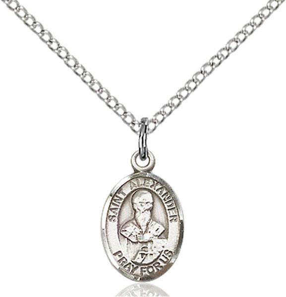 Sterling Silver St. Alexander Sauli Pendant