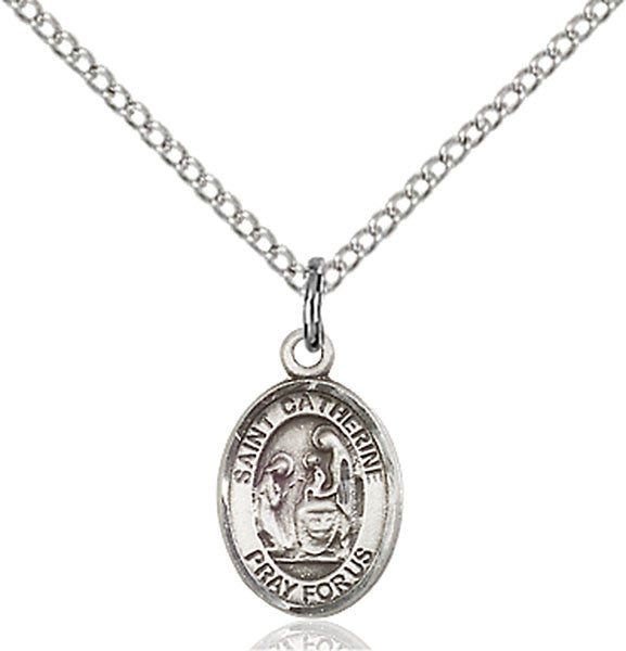 Sterling Silver St. Catherine of Siena Pendant