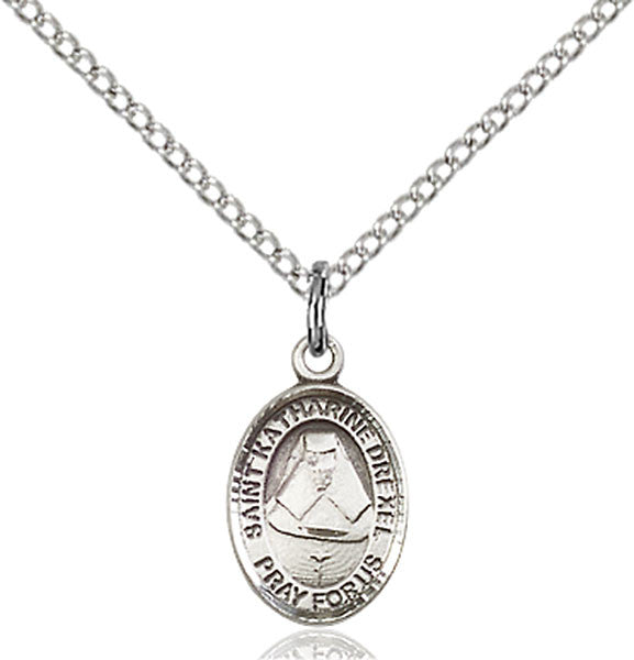 Sterling Silver St. Katharine Drexel Pendant