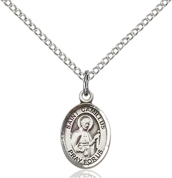 Sterling Silver St. Camillus of Lellis Pendant